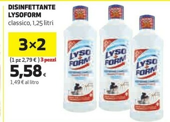 Coop Lysoform Disinfettante offerta