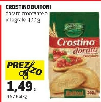 Coop Buitoni Crostino Dorato Croccante 300 G(ml) offerta