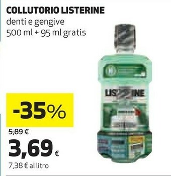 Coop Listerine Collutorio offerta