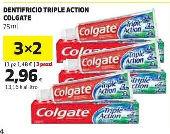 Coop Colgate 01.00153 Dentifricio Anticarie 75 Ml offerta