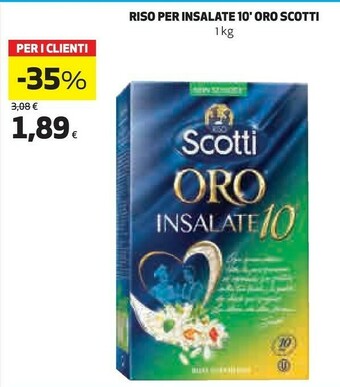 Coop Riso Scotti - Riso Oro Per Insalate 1000 G(ml) offerta