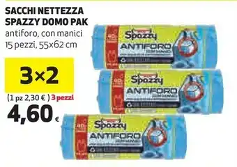 Coop Domo Pak Sacchi Nettezza Spazzy offerta