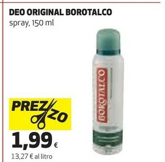 Coop Borotalco Deodorante offerta