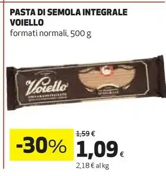 Coop Voiello Pasta Di Semola Integrale offerta