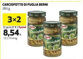Coop Berni Carciofotto Di Puglia offerta
