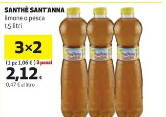 Coop Sant'anna Santhe Limone O Pesca offerta