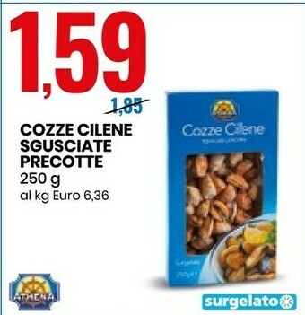 Athena - Cozze Cilene Sgusciate Precotte 250 G