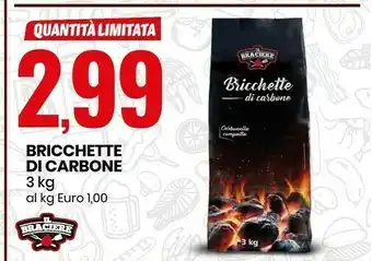 Eurospin Il braciere Ll Braciere Bricchette Di Carbone offerta