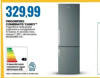 Eurospin Candy Frigorifero Combinato offerta