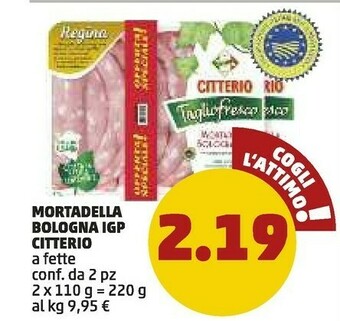 PENNY Citterio Mortdella Bologna Igp offerta