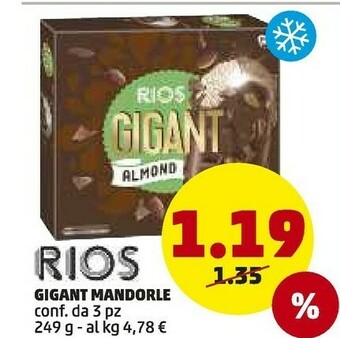PENNY Rios Gigant Mandorle offerta