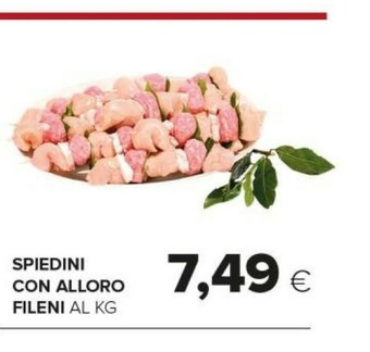 Tigre Fileni Spiedini Con Alloro offerta