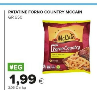 Tigre Mccain Patatine Forno Country offerta