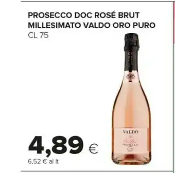 Tigre Valdo Millesimato Prosecco Rose Brut 750ml offerta