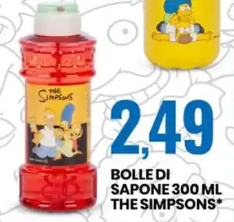 Eurospin The Simpsons Bolle di Sapone 300 ml offerta