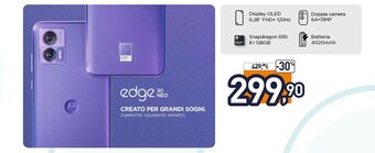 Unieuro Motorola edge 30 Neo offerta
