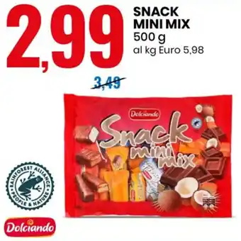 Eurospin Dolciando Snack Mini Mix 500 g offerta