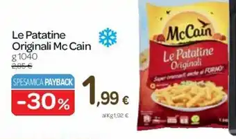 Carrefour McCain Le Patatine Original 1040g offerta