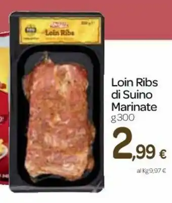 Carrefour Loin Ribs di Suino Marinate 300g offerta