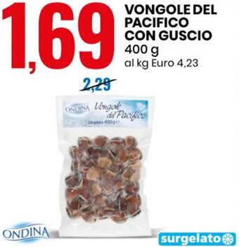 Ondina Vongole del Pacifico con Guscio 400 g