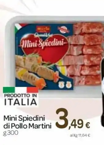 Carrefour Martini Mini Spiedini Di Pollo 300g offerta
