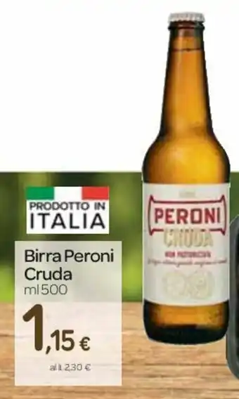 Carrefour Peroni Cruda Birra 500ml offerta