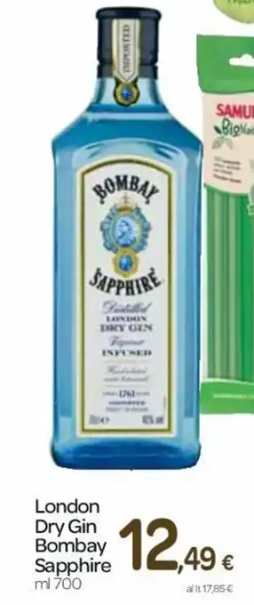 Carrefour Bombay Sapphire London Dry Gin 700ml offerta