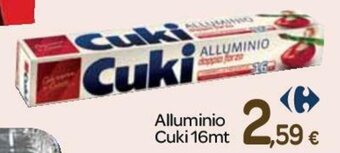 Carrefour Cuki Alluminio 16mt offerta