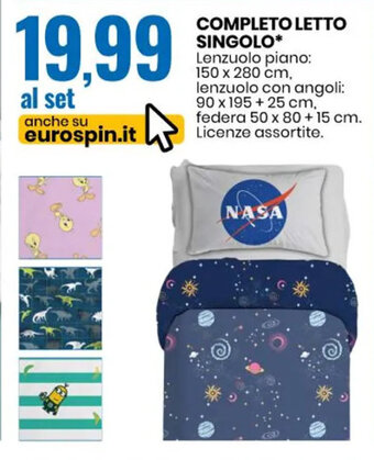 Completo Letto Singolo