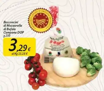 Carrefour Campana Mozzarella di Bufala Bocconcini DOP 250g offerta
