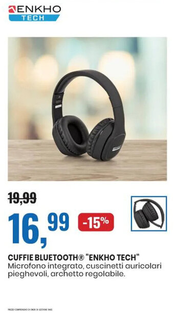 Enkho Tech Cuffie Bluetooth