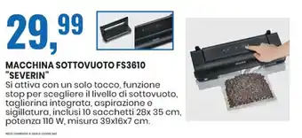 Severin Macchina Sottovuoto FS3610