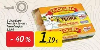 Carrefour Ovogioia 6 Uova Extra Fresche Allevate a Terra offerta