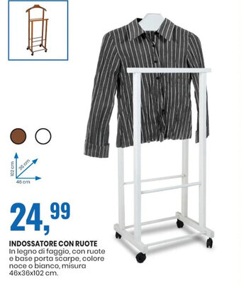 Eurospin Indossatore con Ruote offerta