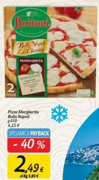 Carrefour Buitoni Bella Napoli Margherita Pizza 650g offerta