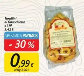 Carrefour Tarallini al finocchietto 250g offerta