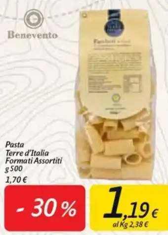 Carrefour Terre d'Italia Pasta Formati Assortiti 500g offerta
