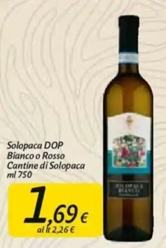 Carrefour Cantine di Solopaca DOP Bianco o Rosso 750ml offerta