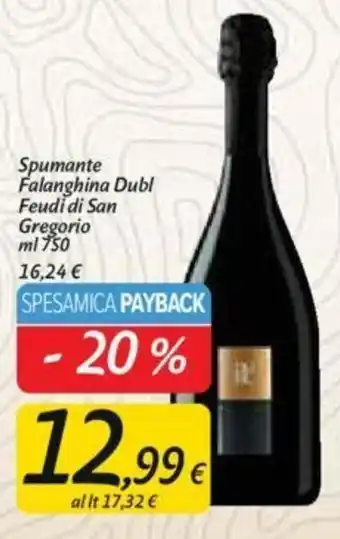 Carrefour Spumante Falanghina Dubl Feudi di San Gregorio 750ml offerta