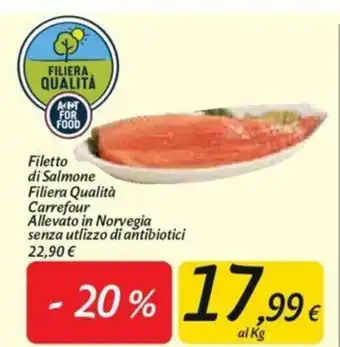 Carrefour Carrefour Filetto di Salmone Filiera Qualità offerta