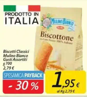 Carrefour Mullino Bianco Classici Biscotti Gusti Assortiti 700g offerta