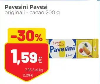 Coop Pavesi Pavesini originali - cacao 200 g offerta