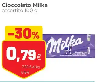 Coop Milka Cioccolato assortito 100 g offerta