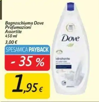 Carrefour Dove Profumazioni Bagnoschiuma Assortite 450ml offerta