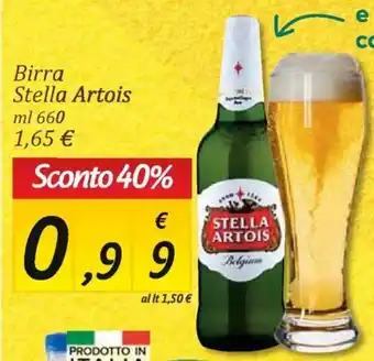 Carrefour Stella Artois Birra 660ml offerta