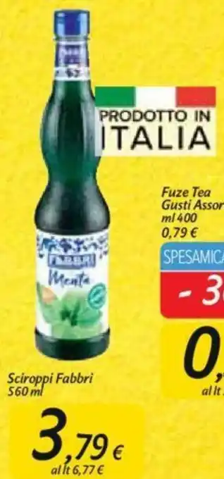 Carrefour Fabbri Sciroppi 560ml offerta