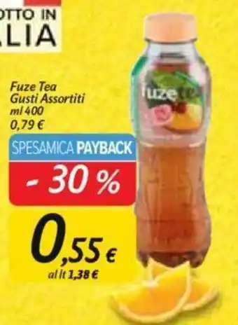 Carrefour Fuze Tea Gusti Assortiti 400ml offerta