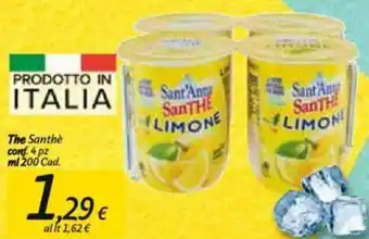 Carrefour Sant'Anna Santhè Thè 4pz 200ml offerta