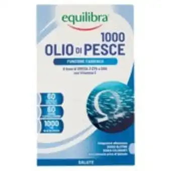 efarma Equilibra olio di pesce 1000 integratore funzione cardiaca e vascolare 60 vegicaps offerta