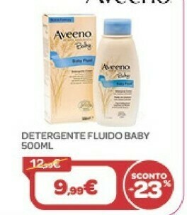 Bimbo Store Aveeno Detergente Fluido Baby offerta